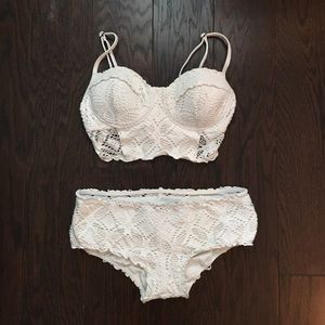 Beautiful lace Becca swim suit!
